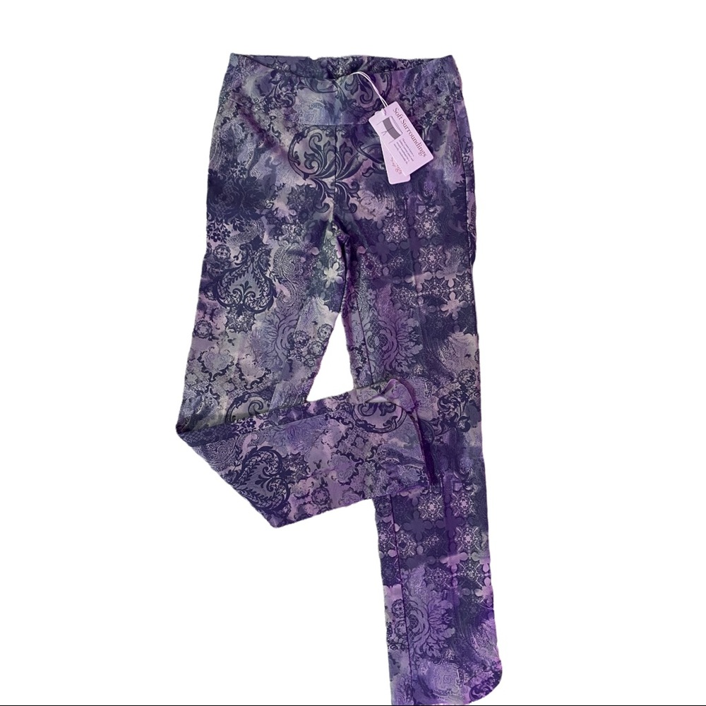 NWT Soft Surroundings Ankle Pants XS 2/4 LA Medina Bluestone $89